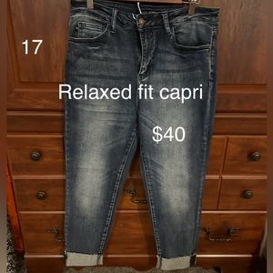 Relaxed fit Capri by Judy Blue, size 11